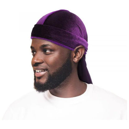 Dreamfix Health & Beauty Dreamfix Durag Korea Velvet : Purple Dreamfix Durag Korea Velvet