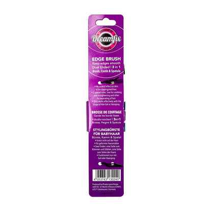 Dreamfix Health & Beauty Dreamfix Edge Brush 3 in 1 Brush, Comb  & Spatula