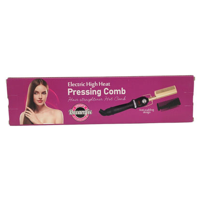Dreamfix Health & Beauty Dreamfix Electric Ceramic Hot Comb – Adjustable Heat