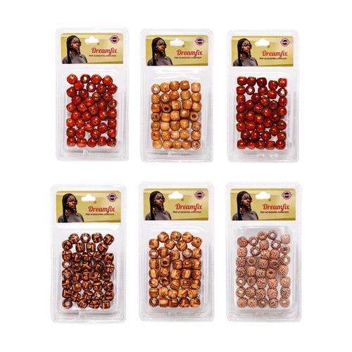 Dreamfix Health & Beauty Dreamfix Hair Wood Beads For Children