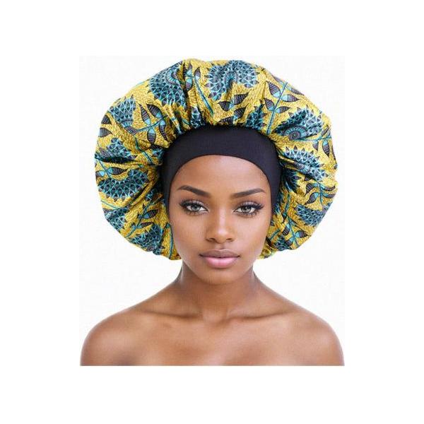 Dreamfix Health & Beauty Dreamfix Large Print Bonnet -Adult Sunflower Dreamfix Grand Bonnet Imprimé Adulte GT World of Beauty