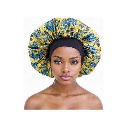 Dreamfix Health & Beauty Dreamfix Large Print Bonnet -Adult Sunflower Dreamfix Grand Bonnet Imprimé Adulte GT World of Beauty