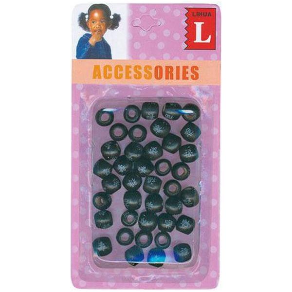 Dreamfix Health & Beauty Dreamfix Small Wooden Beads (40 Pcs) Black :ACC45