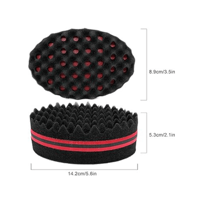 Dreamfix Health & Beauty Dreamfix Two-Sided Dreadlocks Foam Twist Sponge (Oval) - Purple