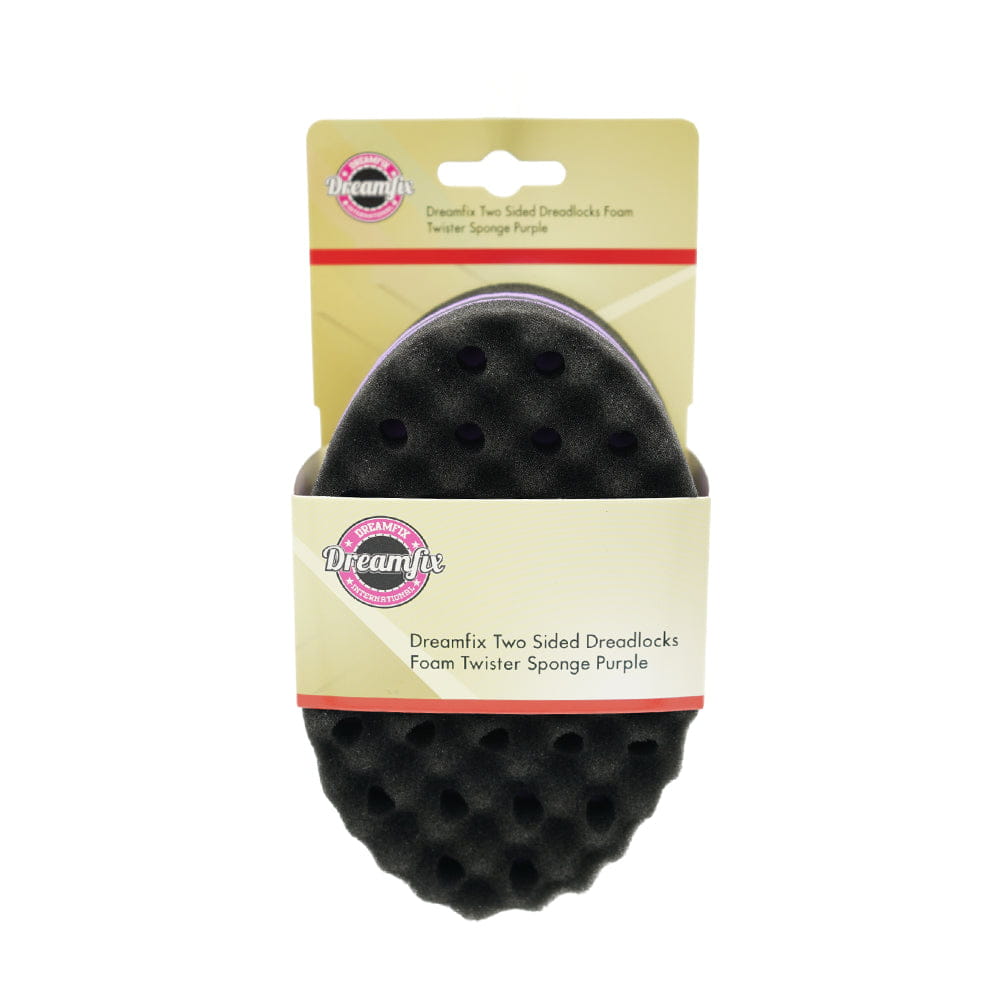Dreamfix Health & Beauty Dreamfix Two-Sided Dreadlocks Foam Twist Sponge (Oval) - Purple