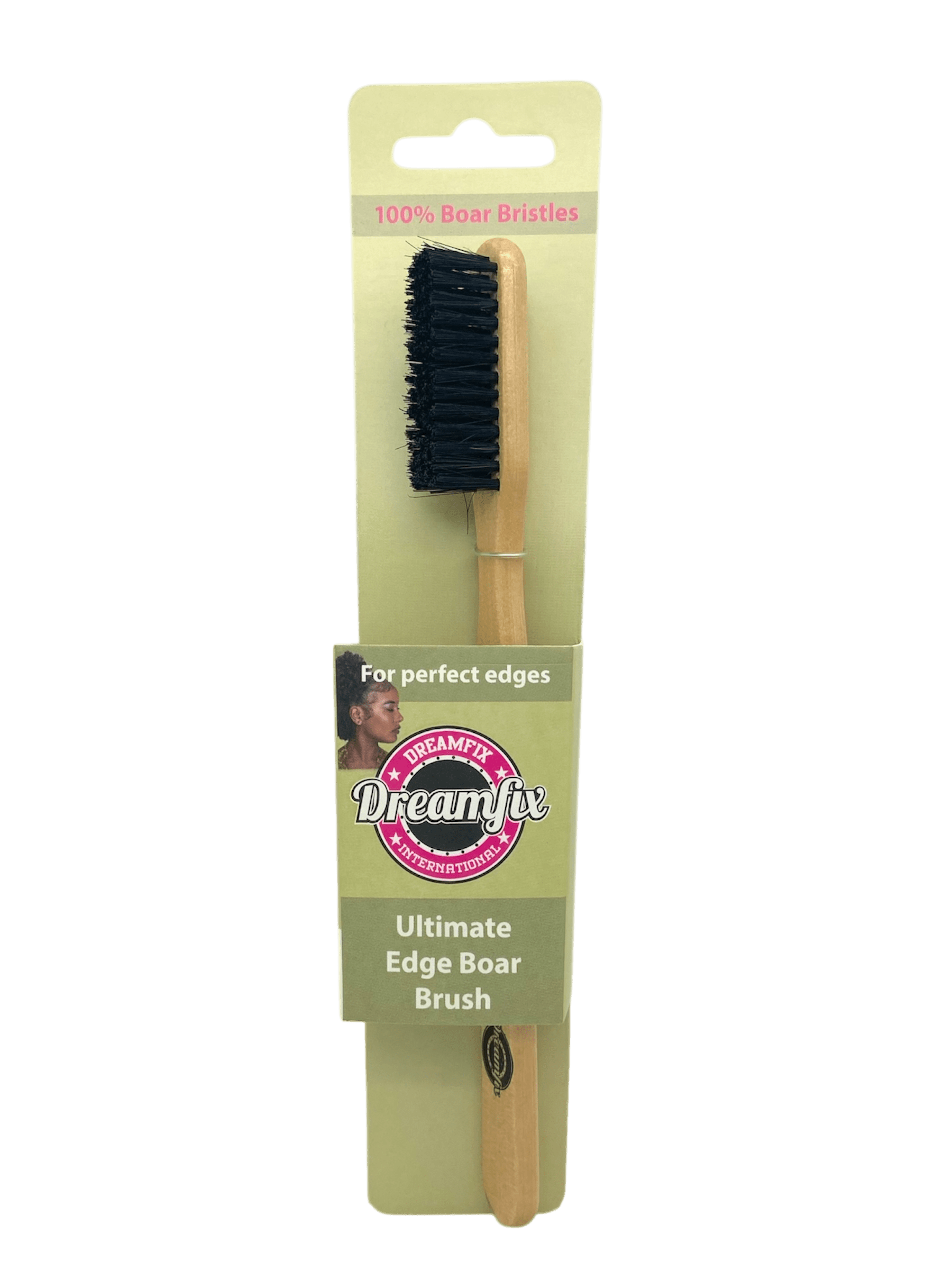 Dreamfix Health & Beauty Dreamfix Ultimate Edge Brush 100% Boar Bristles 19.4*1.5*2cm