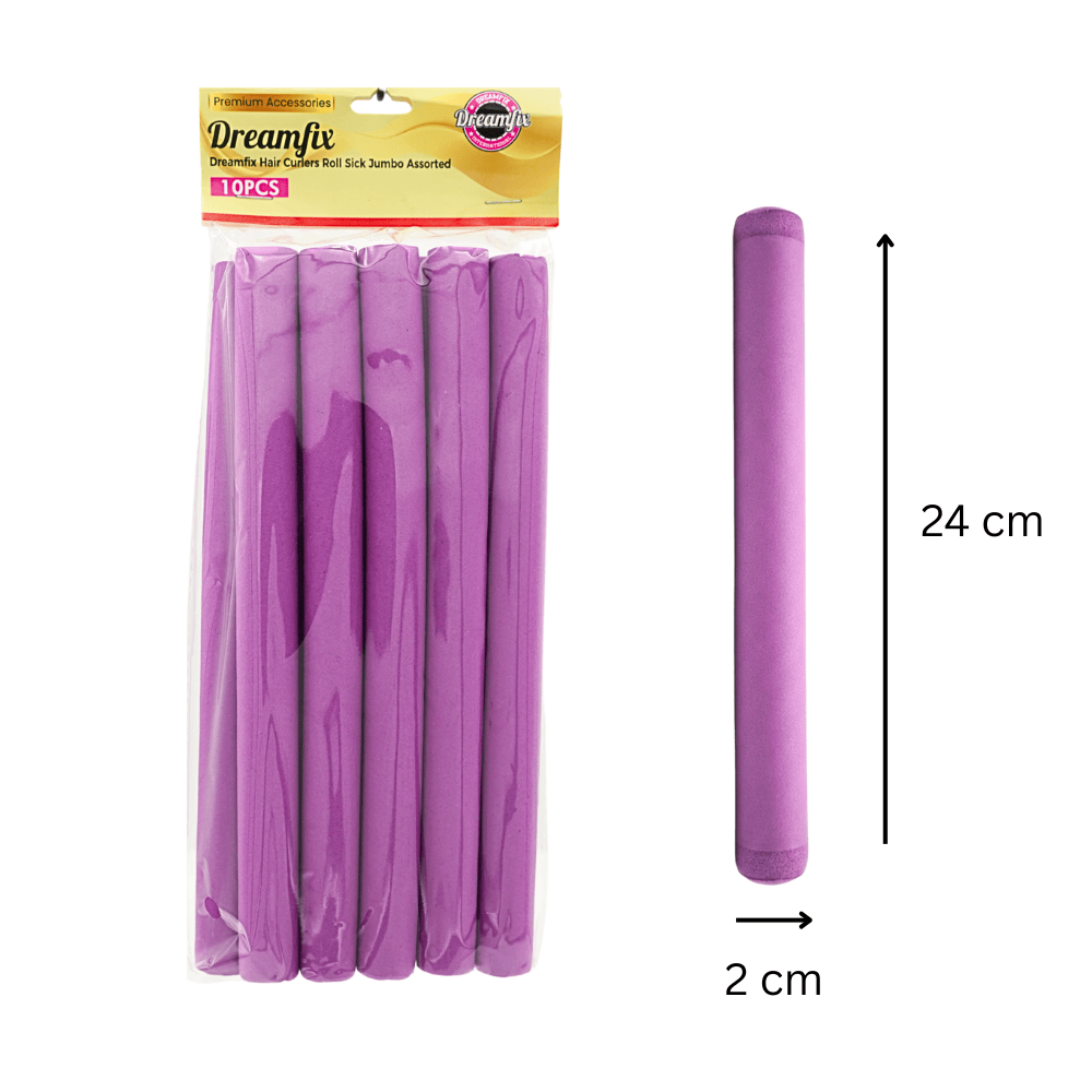 Dreamfix Health & Beauty Jumbo Dreamfix - Bâtonnets à friser pour cheveux (10 pièces)