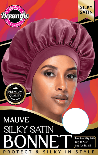 Dreamfix Health & Beauty Mauve Dreamfix Silky Satin bonnet