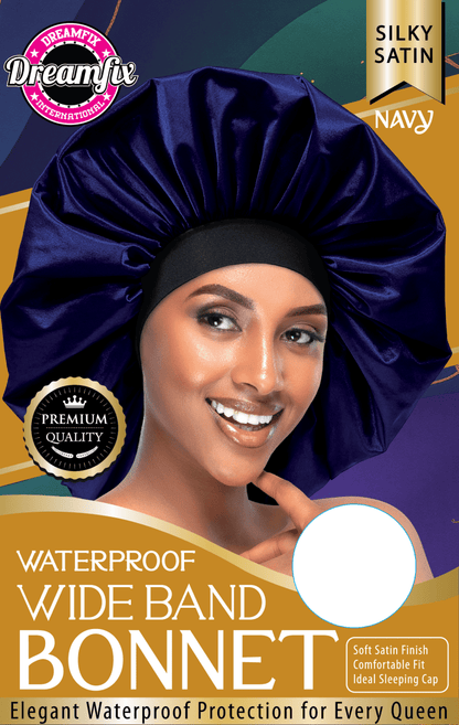 Dreamfix Health & Beauty Navy Dreamfix Waterproof Wide Band Bonnet