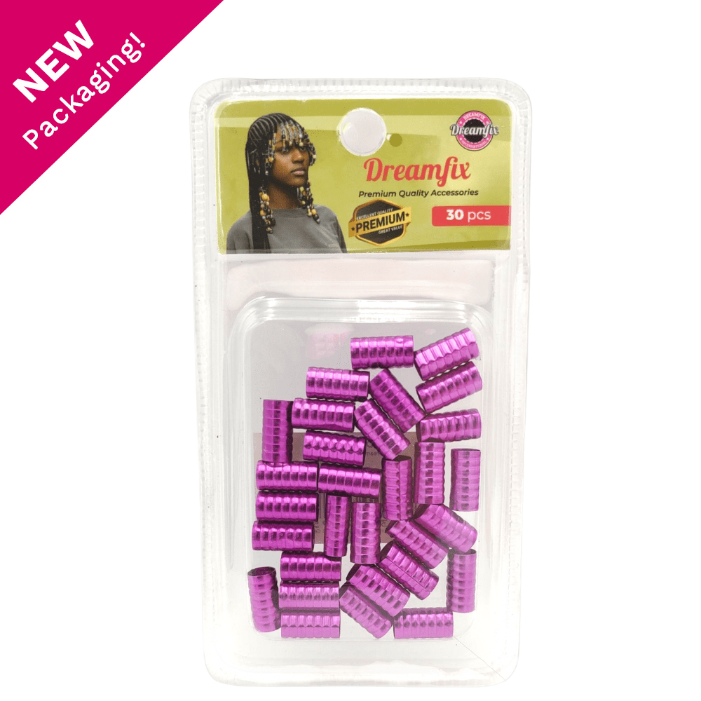 Dreamfix Health & Beauty Purple Dreamfix Hair Beads 30 Pcs