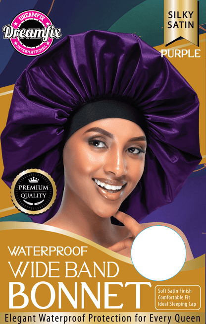 Dreamfix Health & Beauty Purple Dreamfix Waterproof Wide Band Bonnet