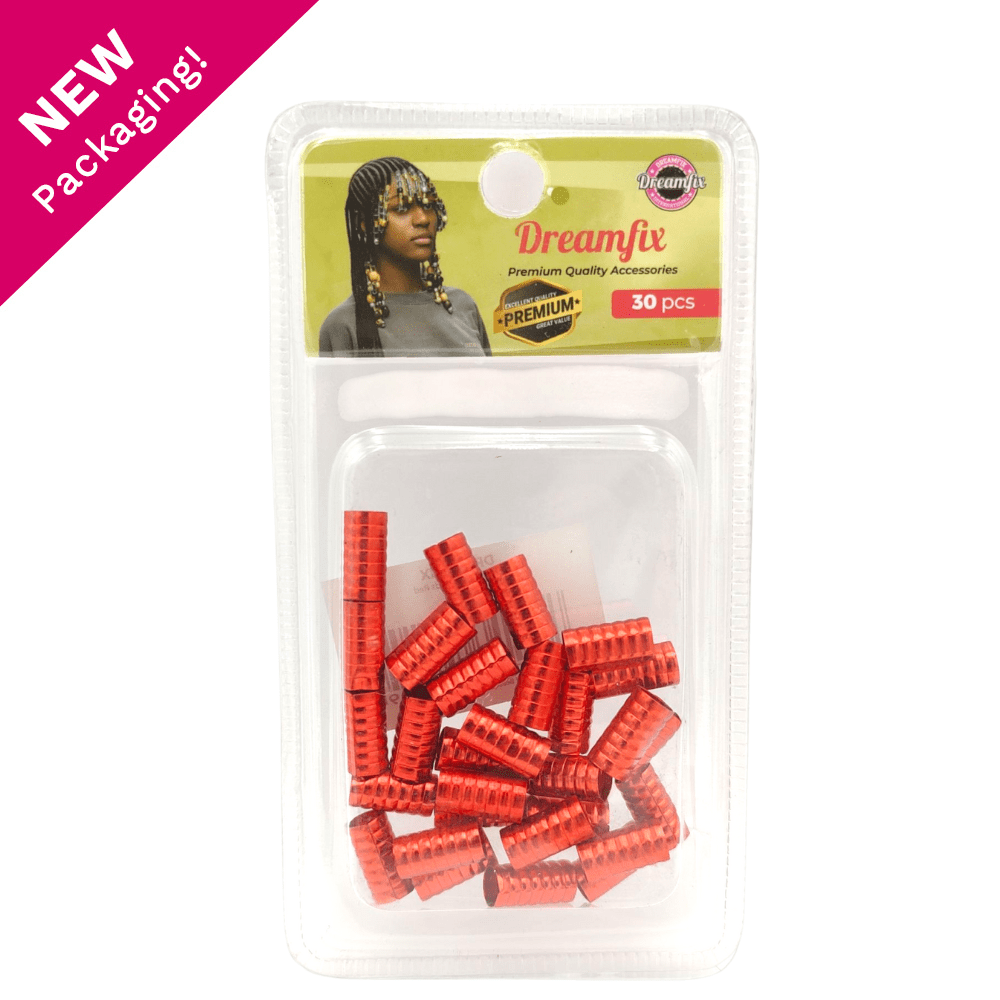 Dreamfix Health & Beauty Red Dreamfix Hair Beads 30 Pcs