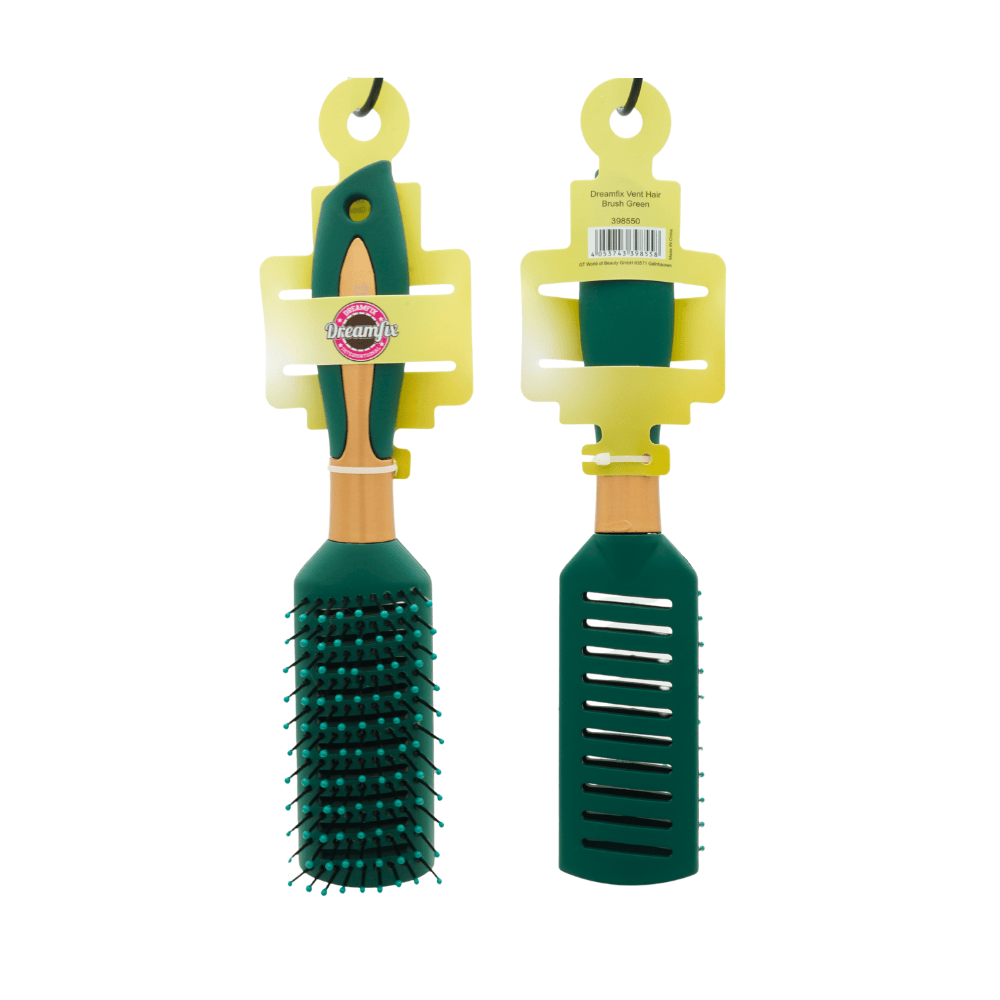 Dreamfix Health & Beauty Vent Dreamfix Green Air Cushion Brush (Square & Vent & Paddle)