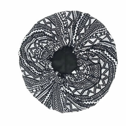 Dreamfix Health & Beauty Weiß #White Dreamfix Ankara Print Bonnet Adult