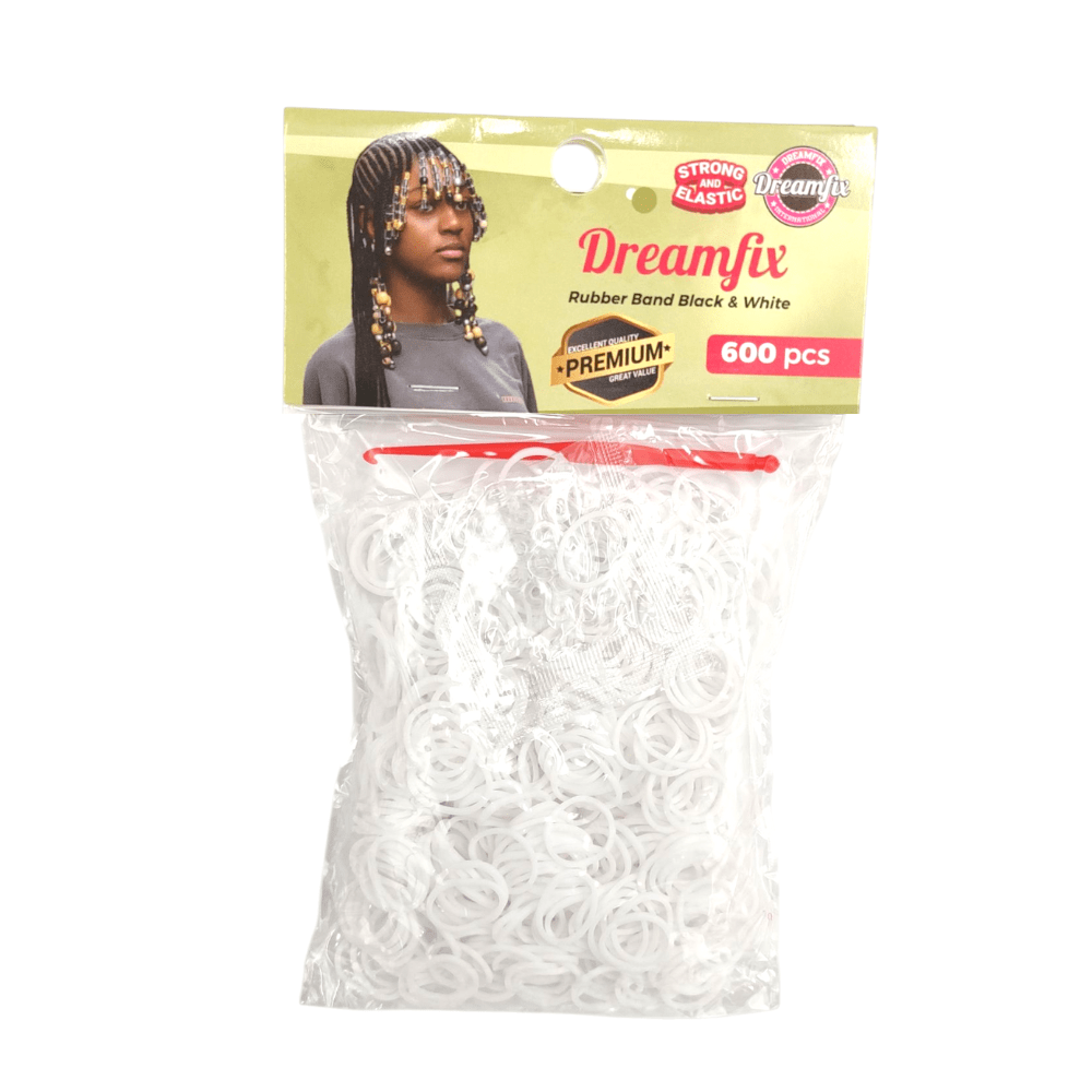 Dreamfix Health & Beauty White #600 Dreamfix Rubber Bands 600 pcs