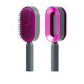 Dreamfix Self Cleaning Hair Detangling and Scalp Massager Brushes White/Purple | gtworld.be | white