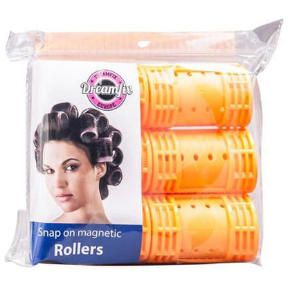 Dreamfix Snap On Rollers Large Pink 8 pieces/Pack