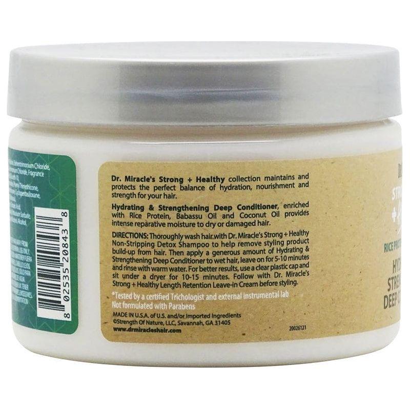 Dr.Miracle's Rice Protein & Babbasu Oil Hydrating & Strengthening Deep Conditioner 340g - Gtworld.de