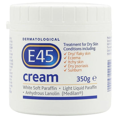 E 45 E45 Dermatological Cream Treatment for Dry Skin 350g