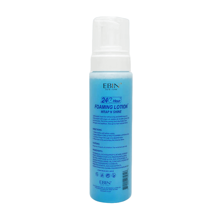 Ebin New York Curl & Twist Foaming Lotion Wrap N Shine - Original 250ml | gtworld.be 