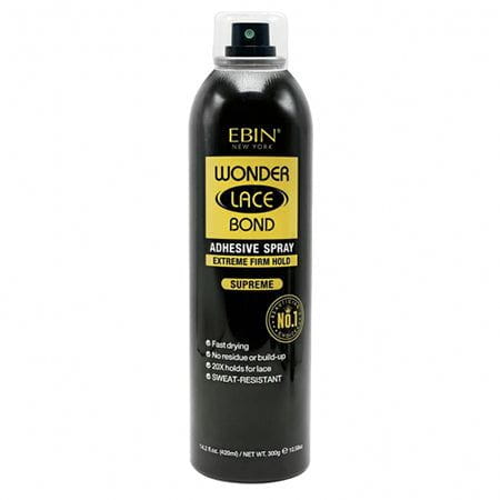 Ebin New York Wonder Lace Bond Adhesive Spray Extreme Firm Hold Supreme 420/180/80 ml | gtworld.be 