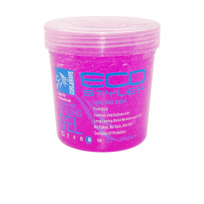 Eco Style 24 oz Eco Styler Pink Curl & Wave Firm Hold Styling Gel 32oz/24oz/8oz