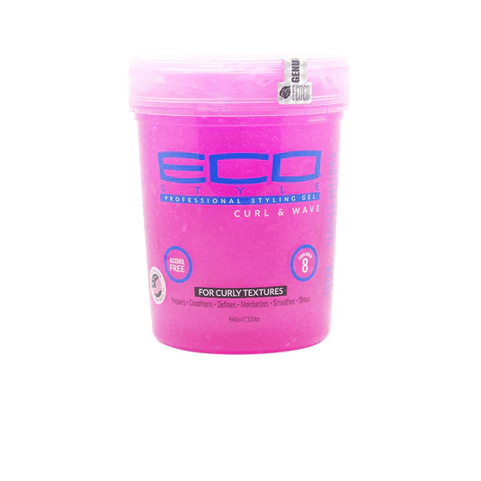 Eco Style 32 oz Eco Styler Pink Curl & Wave Firm Hold Styling Gel 32oz/24oz/8oz