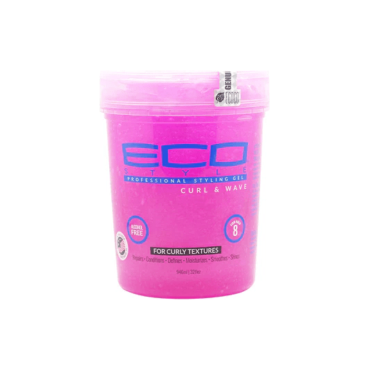 Eco Styler Pink Curl & Wave Firm Hold Styling Gel 32oz/24oz/8oz/16oz/5LB