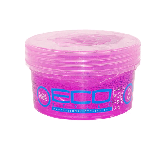 Eco Style 8 oz Eco Styler Pink Curl & Wave Firm Hold Styling Gel 32oz/24oz/8oz