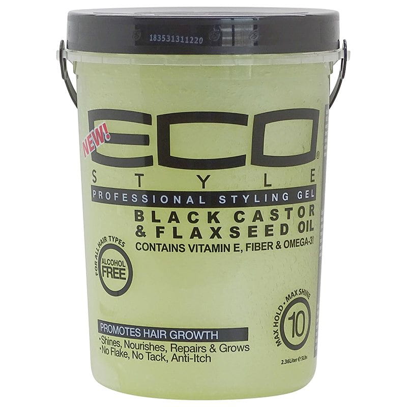 Eco Style Black Castor & Flaxseed Oil Gel 2,36 L | gtworld.be 