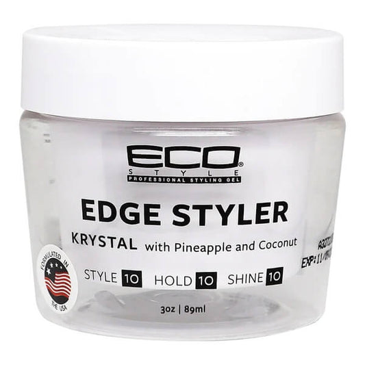 Eco Style - Edge Styler Krystal With Coconut and Pineapple 3 oz | gtworld.be 