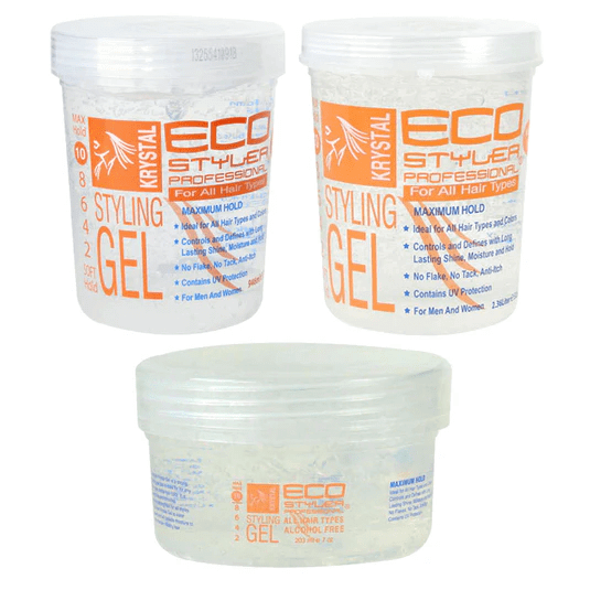 Eco Style Eco Styler Krystal Styling Gel 80oz/32oz/8oz