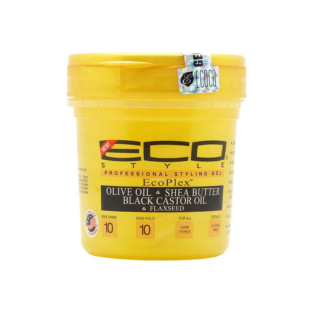 Eco Style Health & Beauty 8oz Eco Style Styling Gel Olive Oil & Shea Butter 5LB/32oz/16oz/8oz