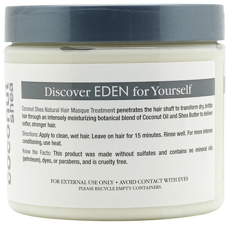 Eden BodyWorks Coconut Shea Hair Masque 473ml | gtworld.be 