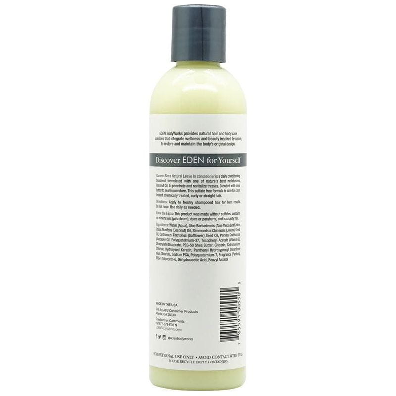 Eden BodyWorks Health & Beauty Eden Bodyworks Leave In Conditioner Coconut Shea 235ml