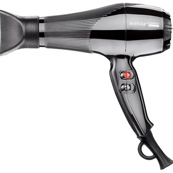 ermila ermila Hairdryer black 2 speeds, 3 heat levels and cold shot button 2000W