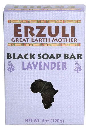 Erzuli Black Soap Lavender 4oz/120g | gtworld.be 