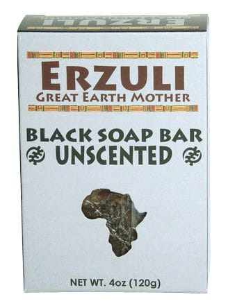 Erzuli Black Soap Unscented 4oz/120g | gtworld.be 