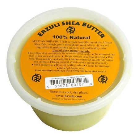 Erzuli Health & Beauty Erzuli 100% Shea Butter Solid  16oz/475ml