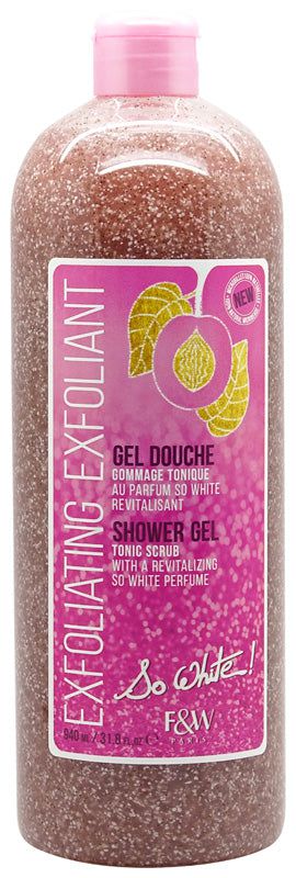 Fair & White Exfoliating Exfoliant Gel Douche Shower Gel Tonic Scrub 940ml | gtworld.be 