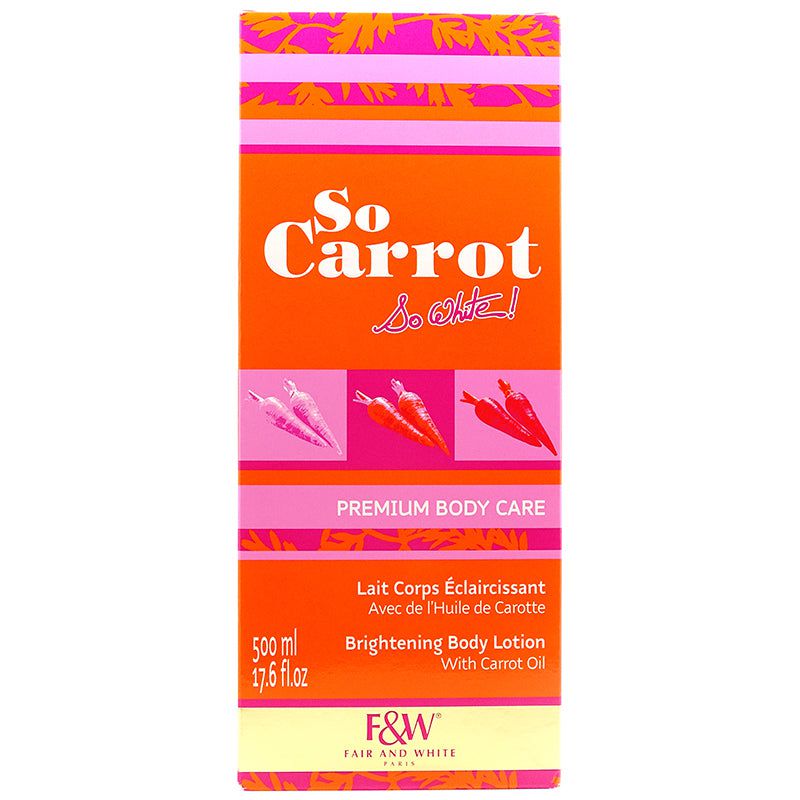 Fair&White So Carrot Brightening Body Lotion 500ml | gtworld.be 