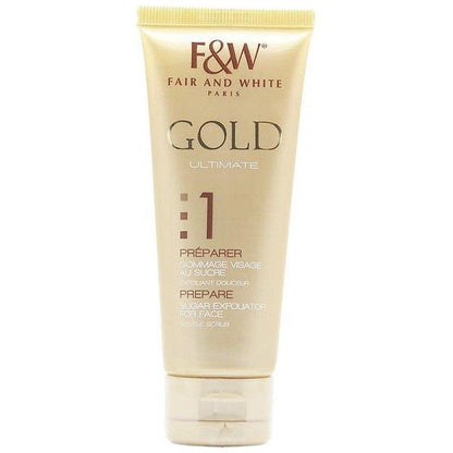 Fair and White Health & Beauty Fair & White GOLD Ultimate Prepare Sugar Exfoliator for Face 75ml