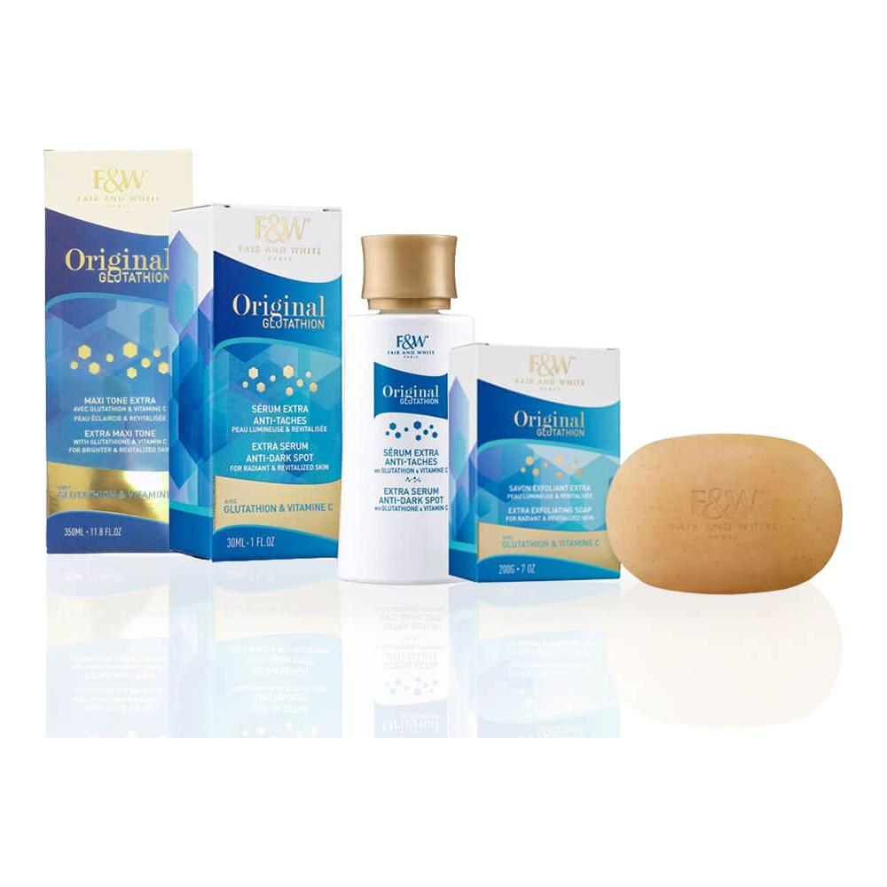 Fair & White Original Glutathione Glow Bundle - Gtworld.de