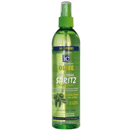 Fantasia IC Hair Polisher Olive Firm Hold Spritz Hair Spray 355ml     | gtworld.be 