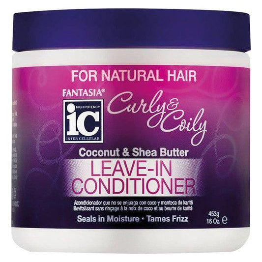 Fantasia ic Health & Beauty ic Fantasia Curly & Coily Coconut & Shea Butter Leave-in Conditioner 453g