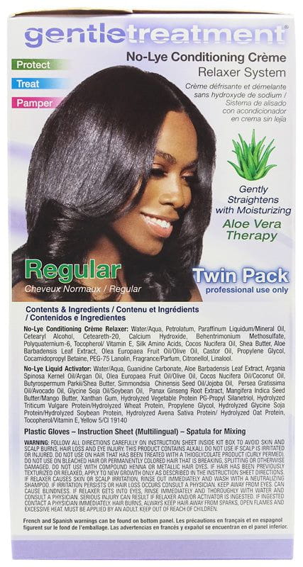 Gentle Treatment Regular No-Lye Conditioning Creme Relaxer System Twin Pak | gtworld.be 