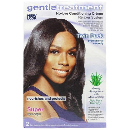 Gentle Treatment Super No - Lye Conditioning Creme Relaxer Sytem Twin Pak - Gtworld.de