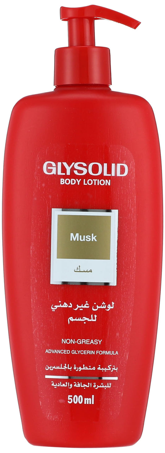 Glysolid Health & Beauty Glysolid Body Lotion Musk GB / F / A 500 ml