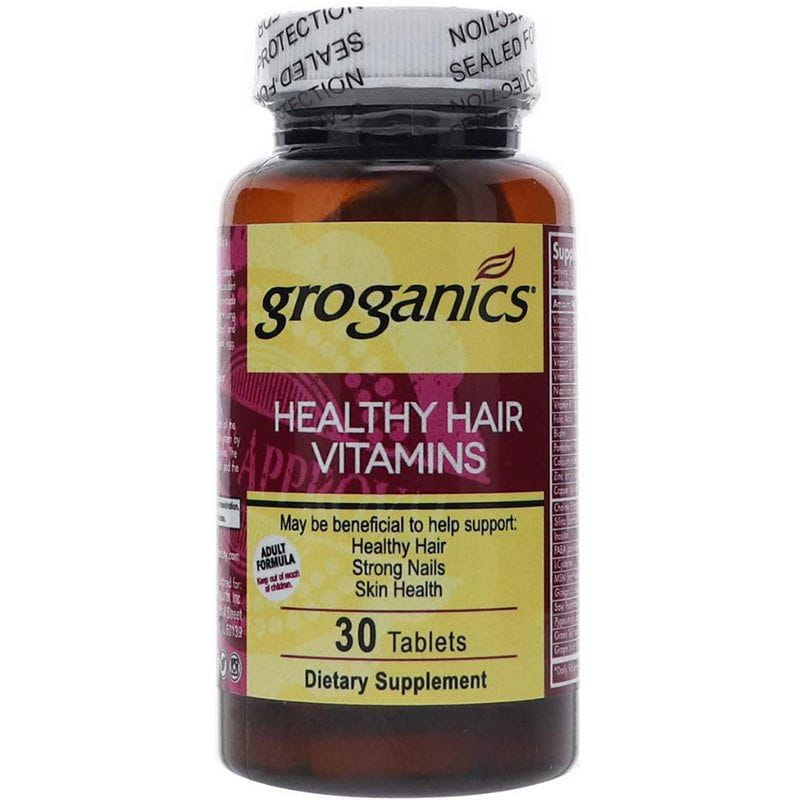 groganics Groganics Healthy Hair Vitamins 30 Tablets