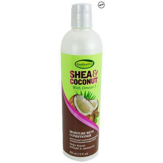 GroHealthy Shea Coconut Shea Moisture Rich Conditioner 355ml - Gtworld.de